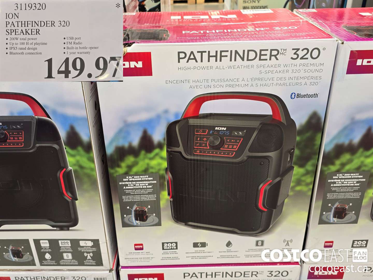 3119320 ION PATHFINDER 320 SPEAKER $149.97
