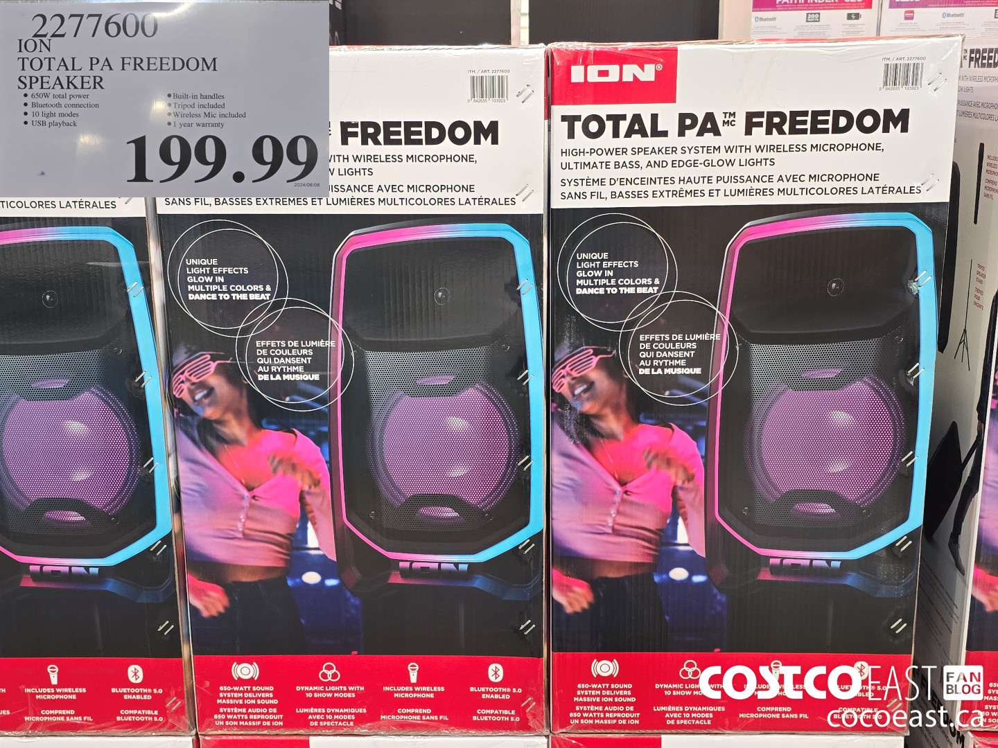 2277600 ION TOTAL PA FREEDOM SPEAKER $199.99