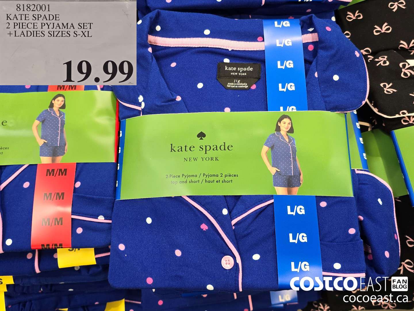 8182001 KATE SPADE 2 PIECE PYJAMA SET + LADIES SIZES S-XL $19.99