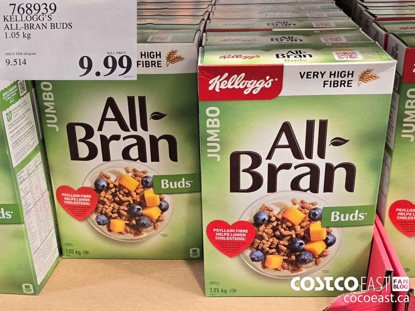 768939 KELLOGG'S ALL-BRAN BUDS 1.05 kg $9.99
