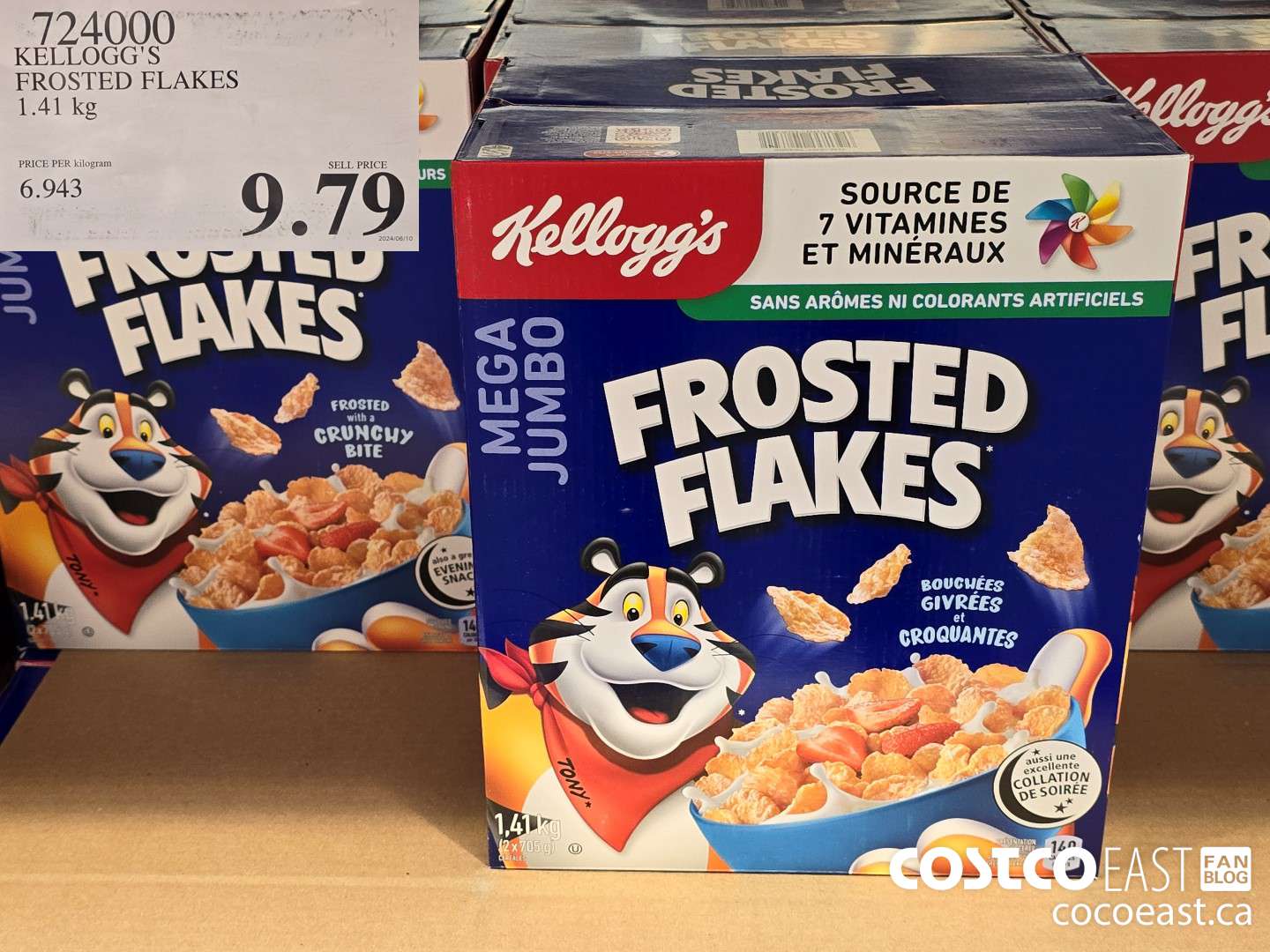 724000 KELLOGG'S FROSTED FLAKES 1.41 kg $9.79