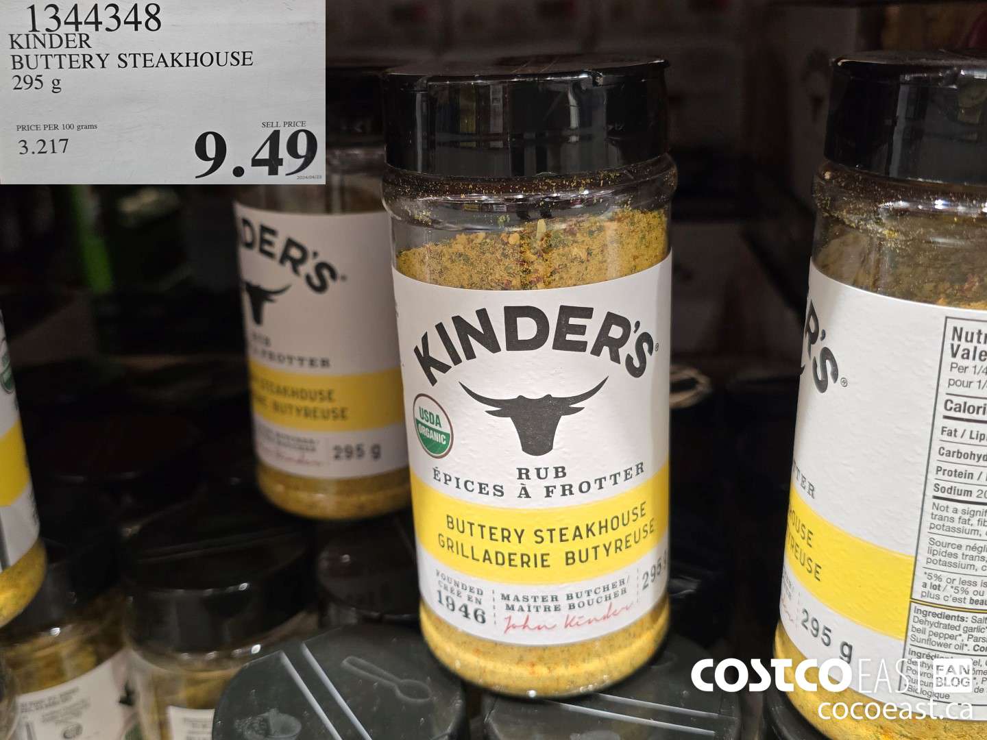 1344348 KINDER BUTTERY STEAKHOUSE 295 g $9.49