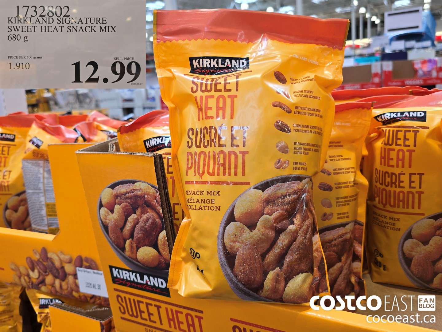 1732802 KIRKLAND SIGNATURE SWEET HEAT SNACK MIX 680 g $12.99