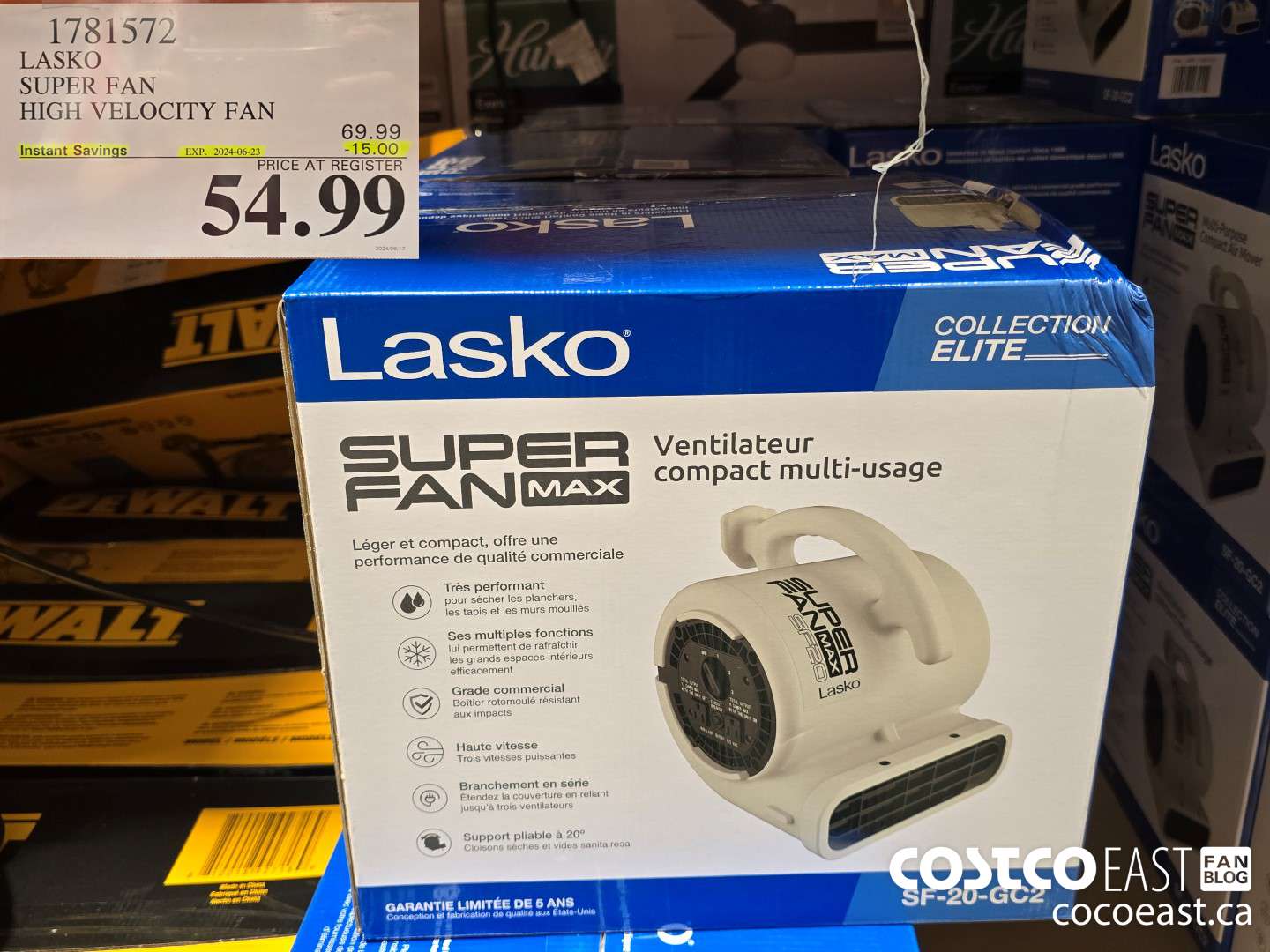 1781572 LASKO SUPER FAN HIGH VELOCITY FAN ($15.00 INSTANT SAVINGS EXPIRES ON 2024-06-23) $54.99