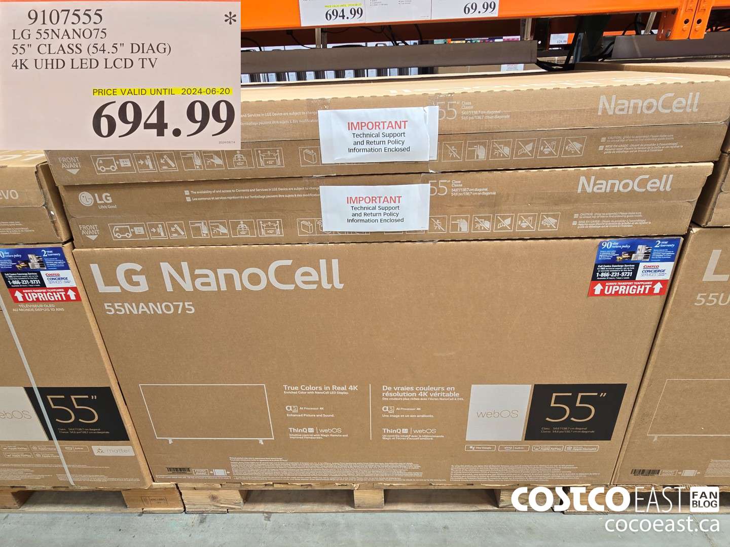 9107555 LG 55NANO75 55