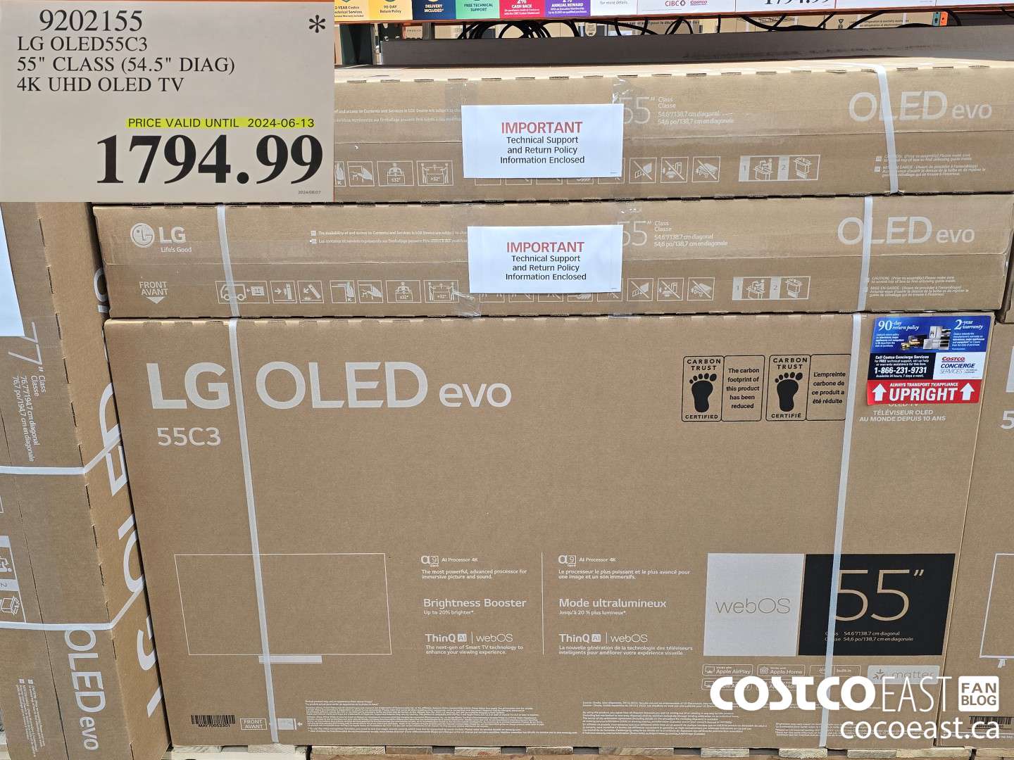 9202155 LG OLED55C3 55