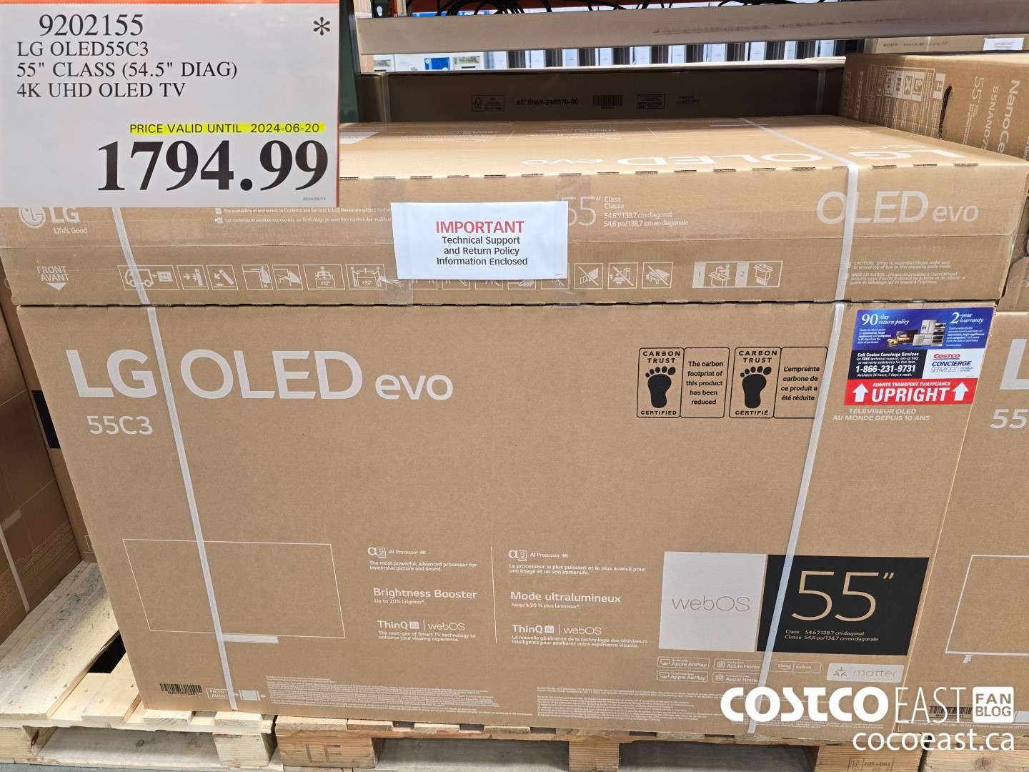 9202155 LG OLED55C3 55