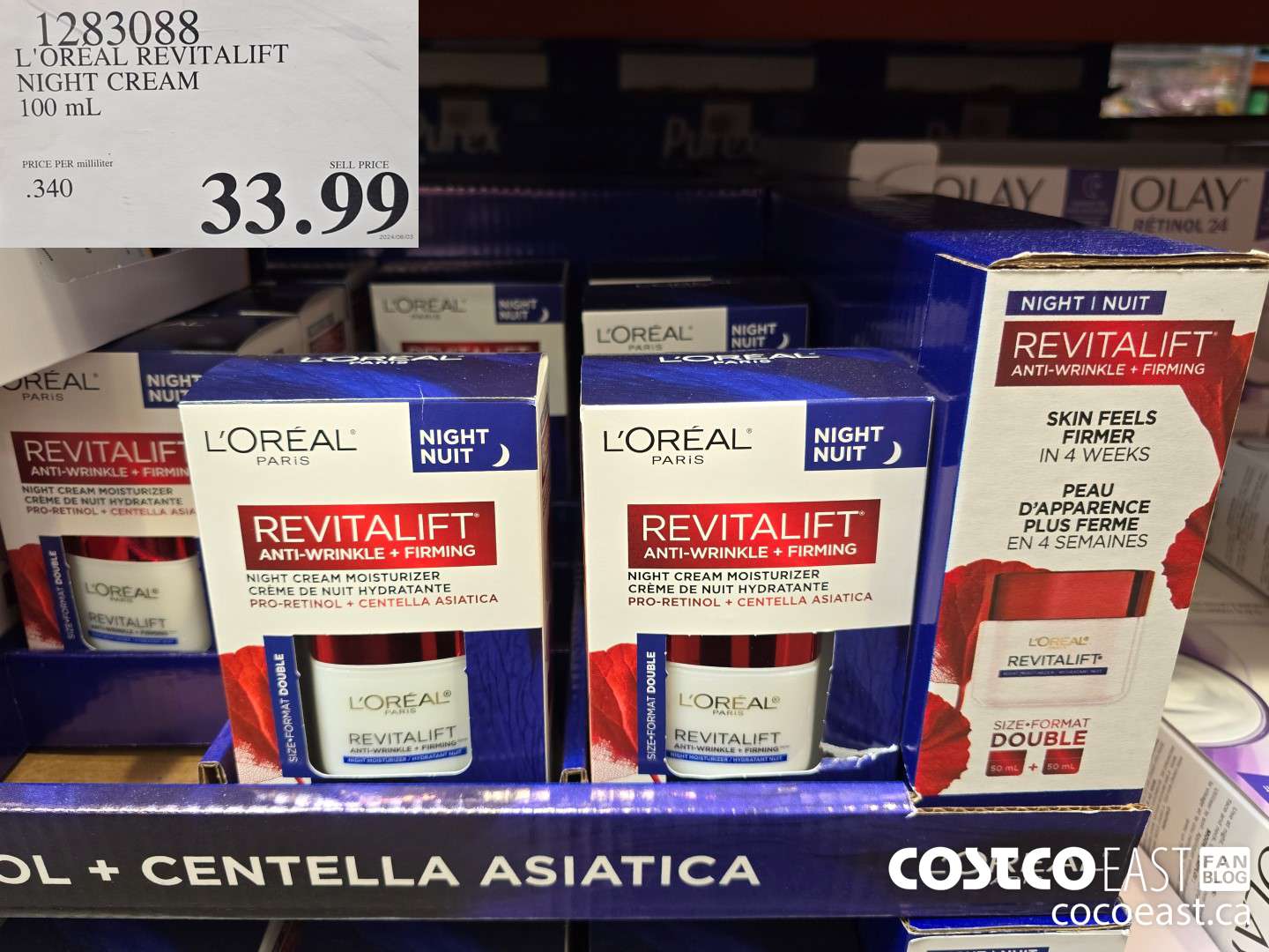 1283088 L'OREAL REVITALIFT NIGHT CREAM 100 mL $33.99