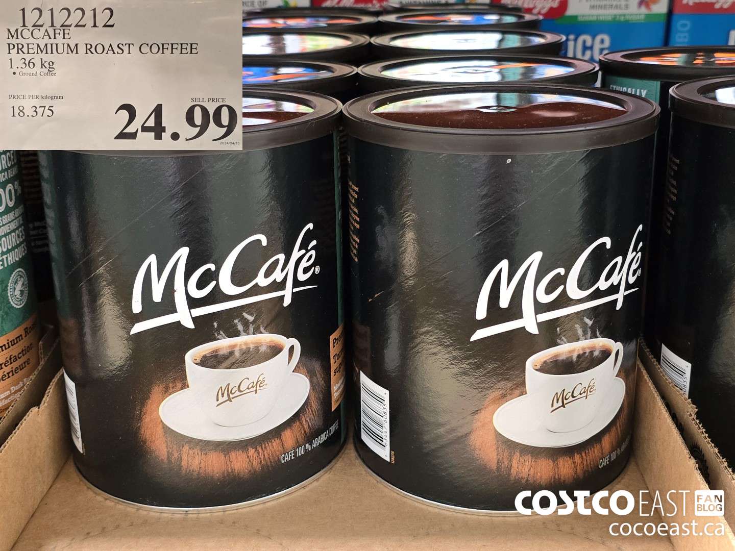 1212212 MCCAFE PREMIUM ROAST COFFEE 1.36 kg $24.99