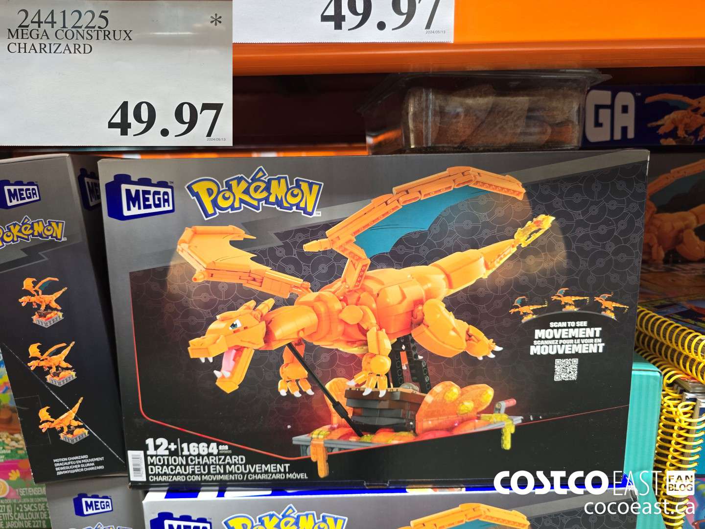 241225 MEGA CONSTRUX CHARIZARD $49.97