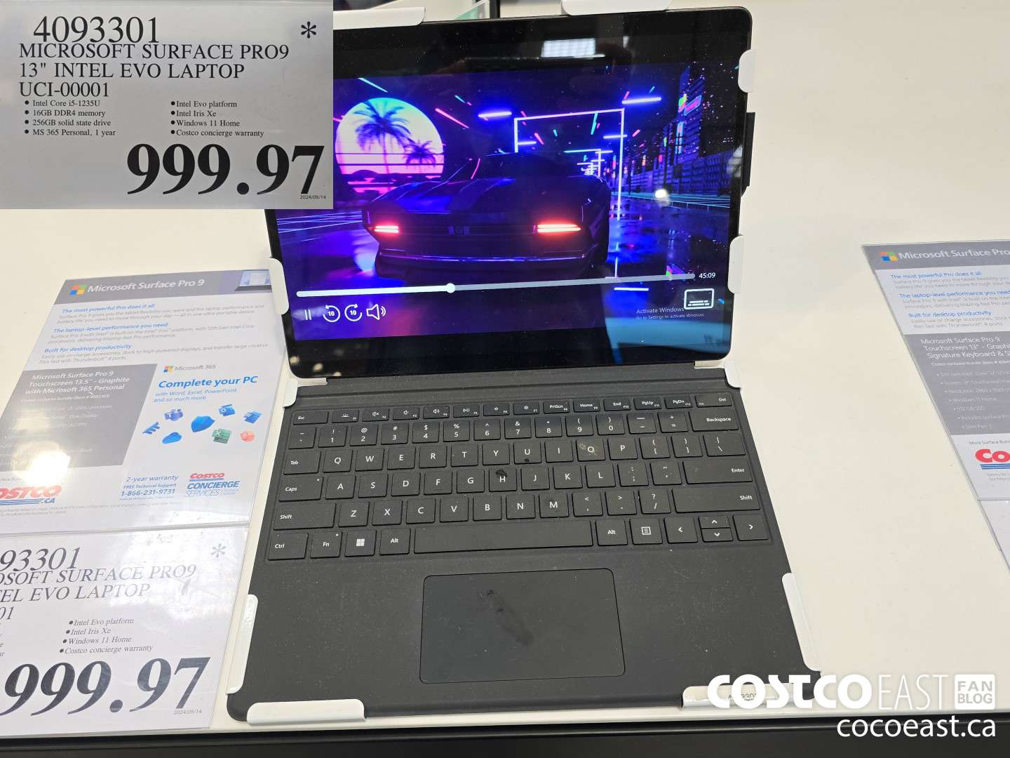 4093301 MICROSOFT SURFACE PRO9 13