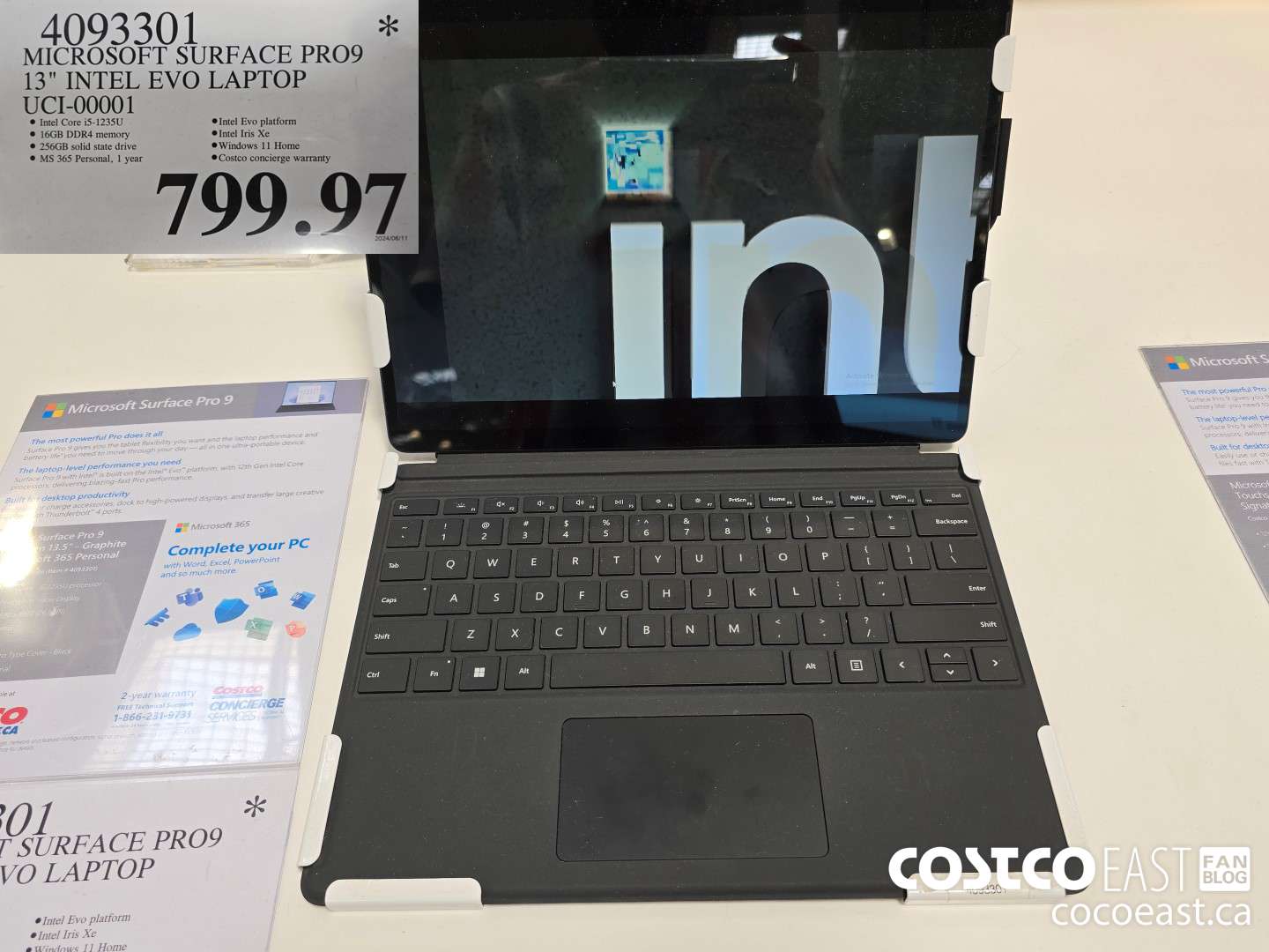 4093301 MICROSOFT SURFACE PRO9 13