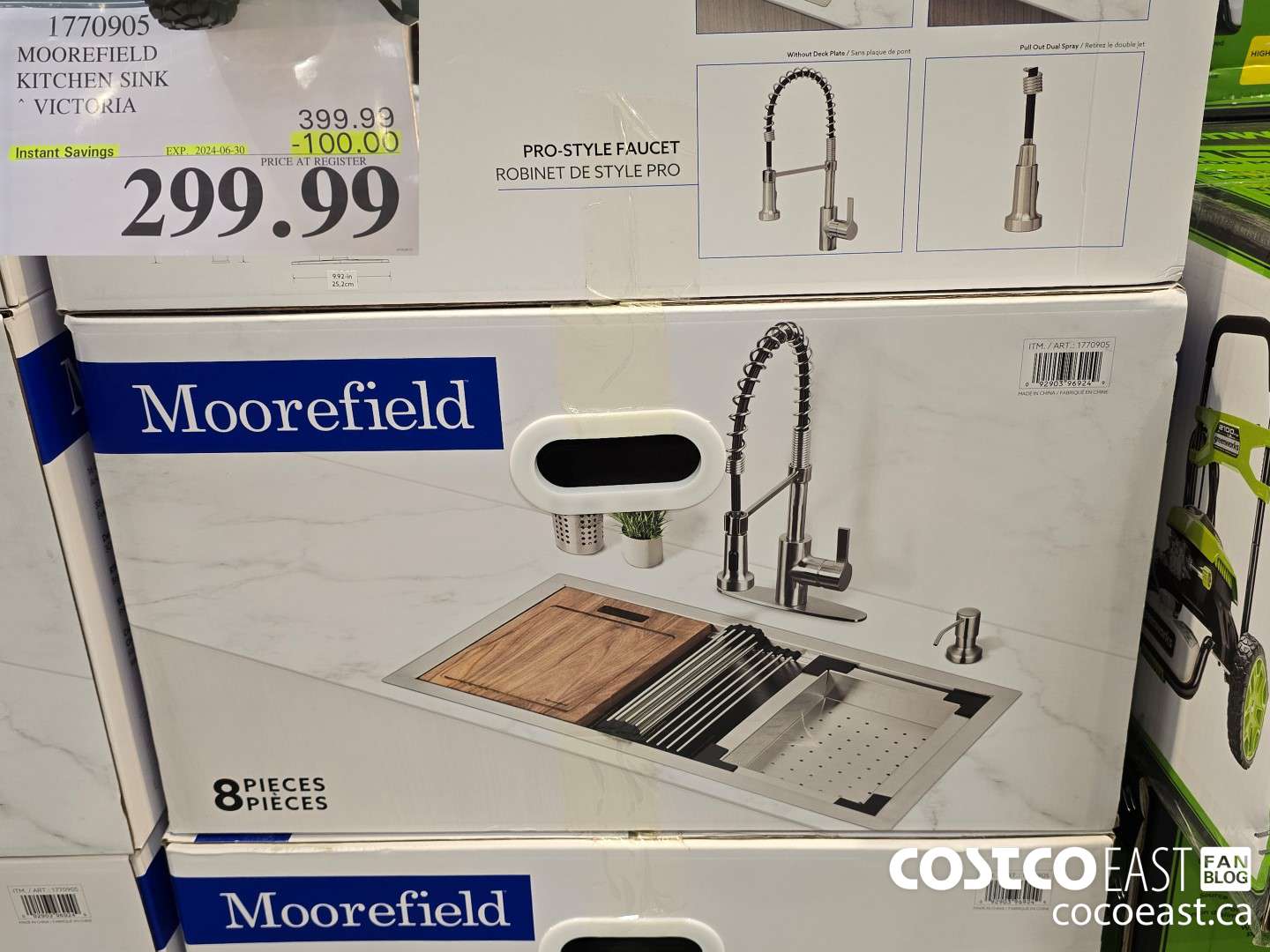 1770905 MOOREFIELD KITCHEN SINK ~ VICTORIA ($100.00 INSTANT SAVINGS EXPIRES ON 2024-06-30) $299.99