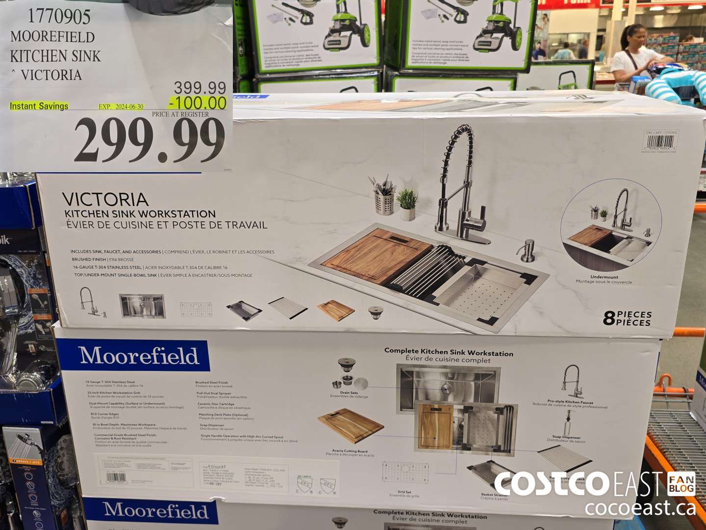 1770905 MOOREFIELD KITCHEN SINK ~ VICTORIA ($100.00 INSTANT SAVINGS EXPIRES ON 2024-06-30) $299.99
