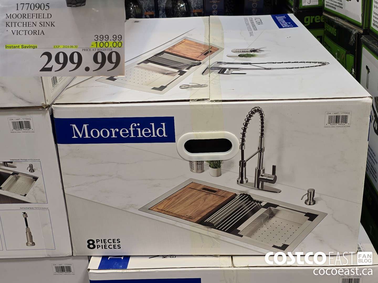 1770905 MOOREFIELD KITCHEN SINK ~ VICTORIA ($100.00 INSTANT SAVINGS EXPIRES ON 2024-06-30) $299.99
