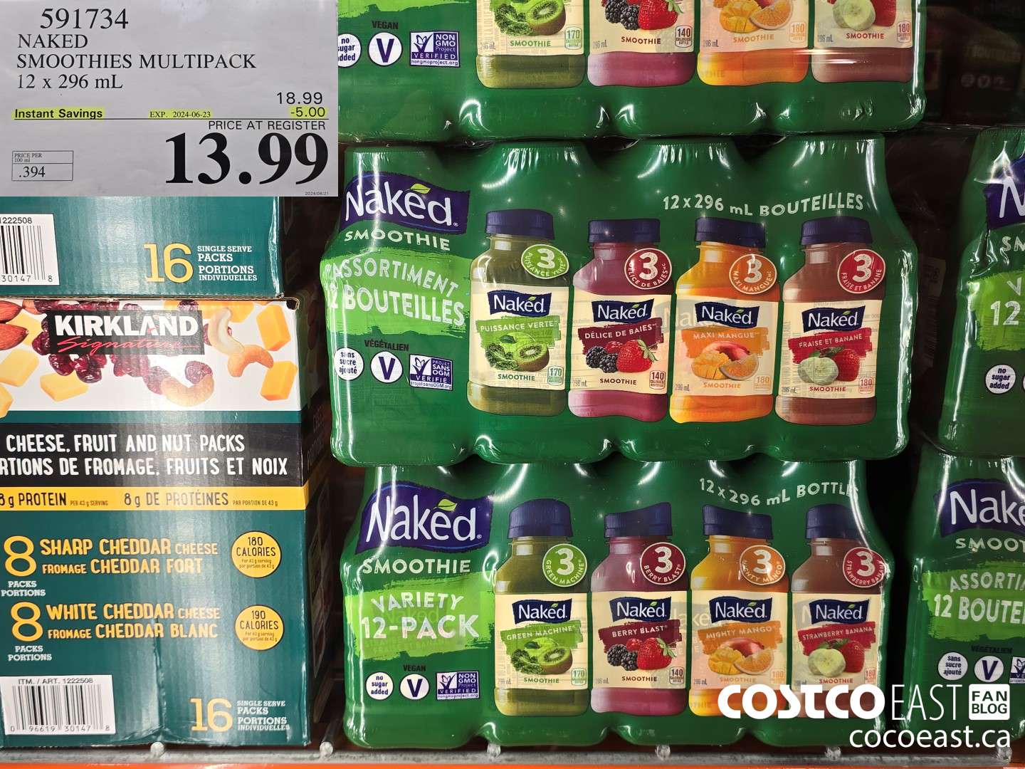 591734 NAKED SMOOTHIES MULTIPACK 12 X 296 ML ($5.00 INSTANT SAVINGS EXPIRES ON 2024-06-23) $13.99