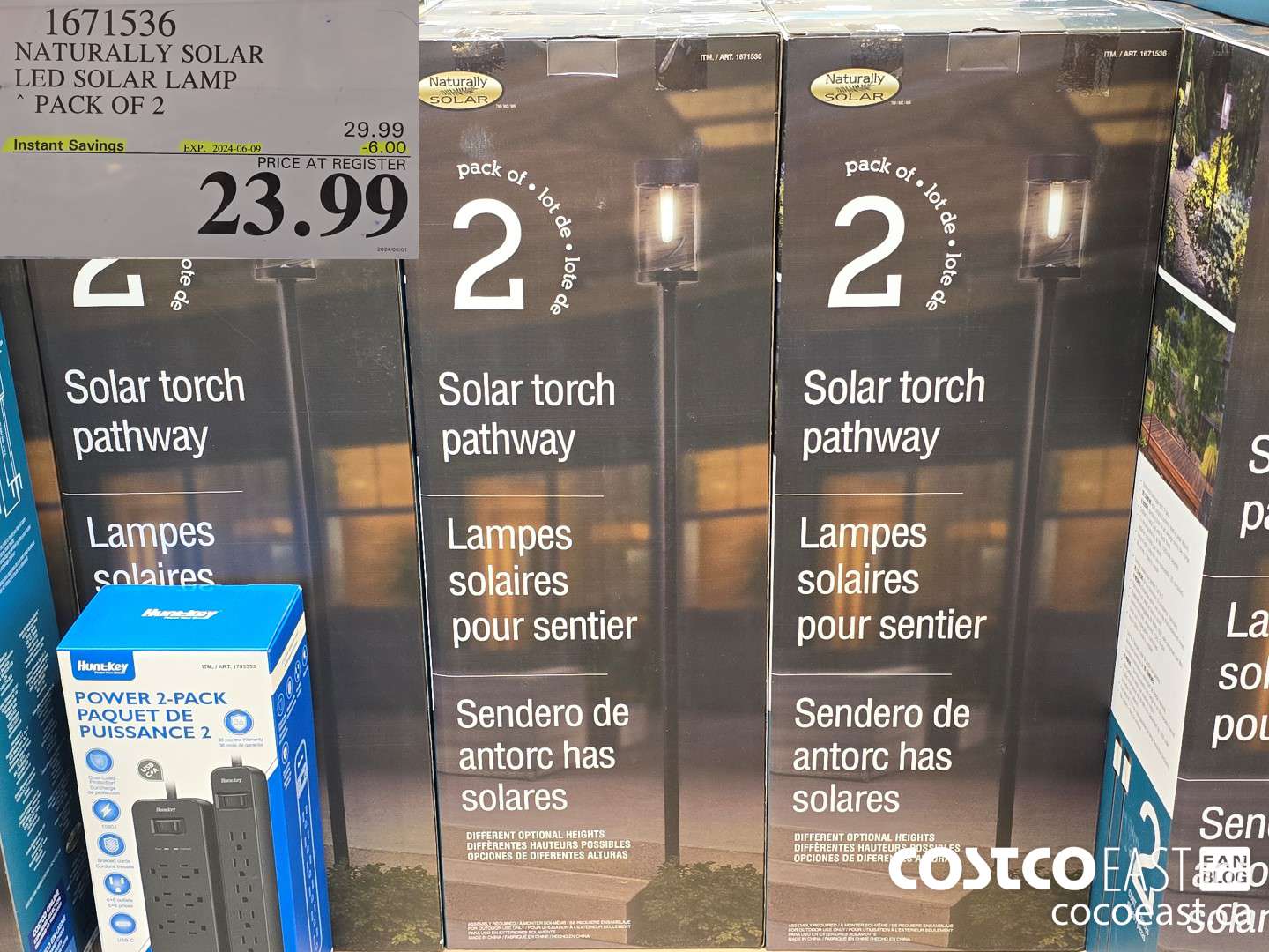 1671536 NATURAI.LY SOLAR LED SOLAR LAMP PACK OF 2 ($6.00 INSTANT SAVINGS EXPIRES ON 2024-06-09) $23.99