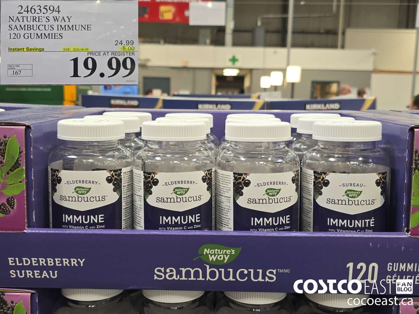 2463594 NATURE'S WAY SAMBUCUS IMMUNE 120 GUMMIES ($5.00 INSTANT SAVINGS EXPIRES ON 2024-06-09) $19.99