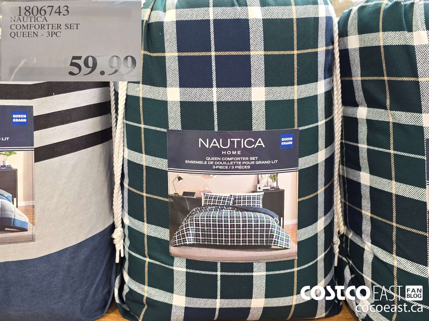 1806743 NAUTICA COMFORTER SET QUEEN - 3PC $59.99