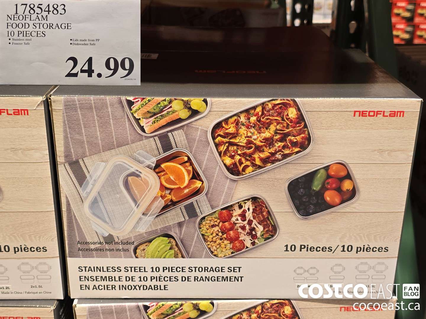 1785483 NEOFLAM FOOD STORAGE 10 PIECES $24.99