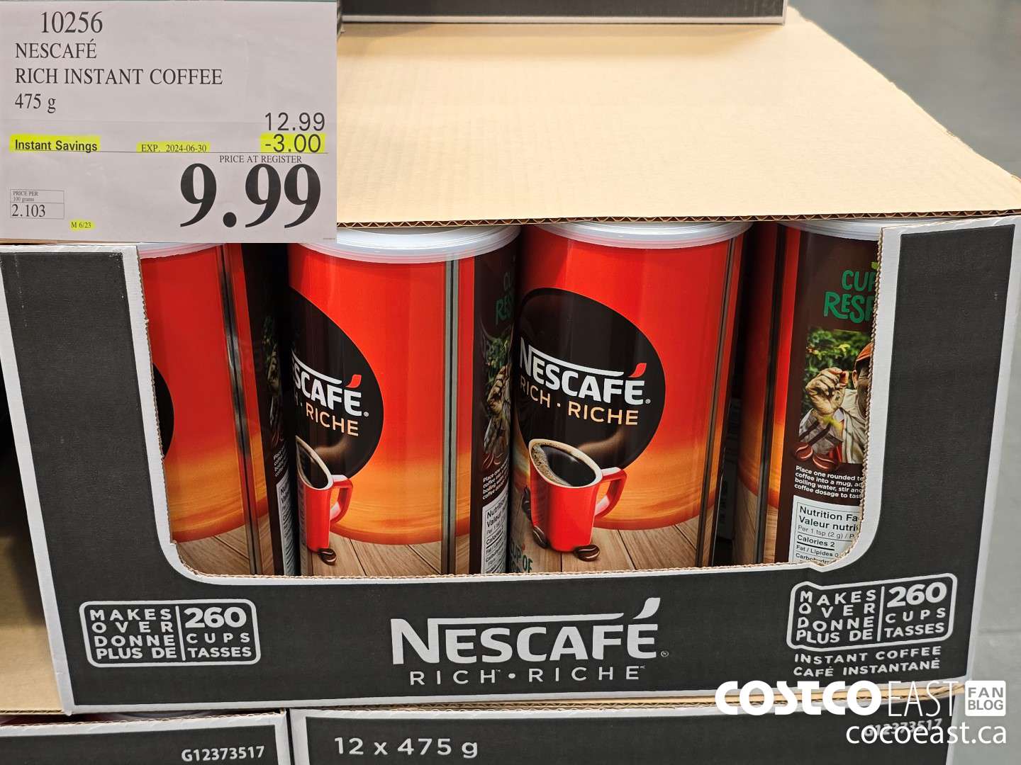 10256 NESCAFE RICH INSTANT COFFEE 475 G ($3.00 INSTANT SAVINGS EXPIRES ON 2024-06-30) $9.99