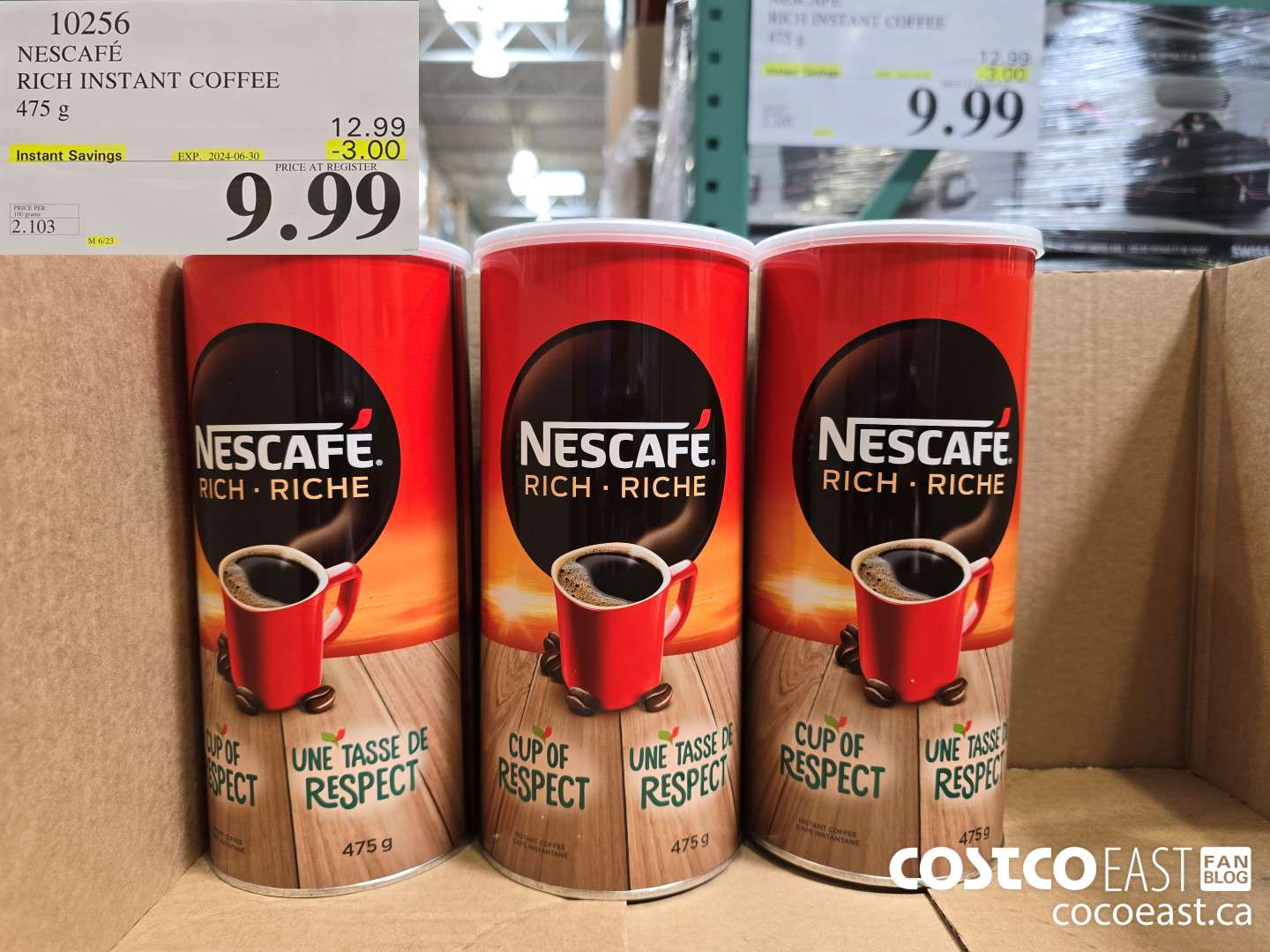 10256 NESCAFE RICH INSTANT COFFEE 475 G ($3.00 INSTANT SAVINGS EXPIRES ON 2024-06-30) $9.99