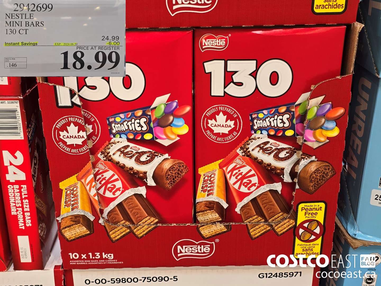 2942699 NESTLE MINI BARS 130 CT ($6.00 INSTANT SAVINGS EXPIRES ON 2024-06-30) $18.99