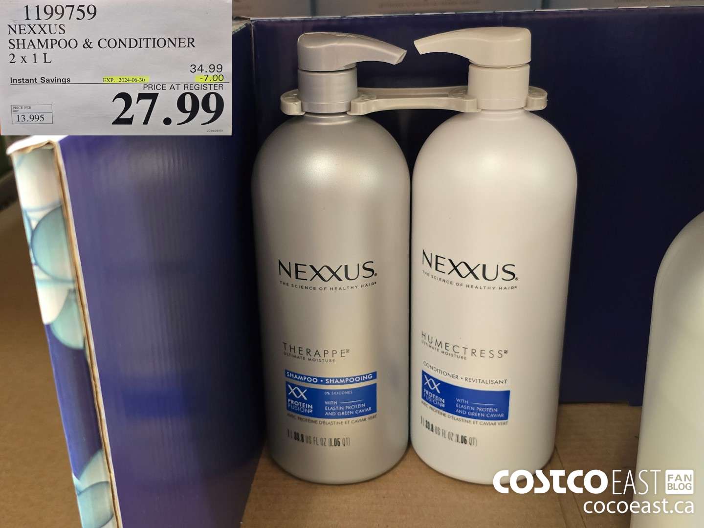 1199759 NEXXUS SHAMPOO & CONDITIONER 2 X 1L ($7.00 INSTANT SAVINGS EXPIRES ON 2024-06-30) $27.99
