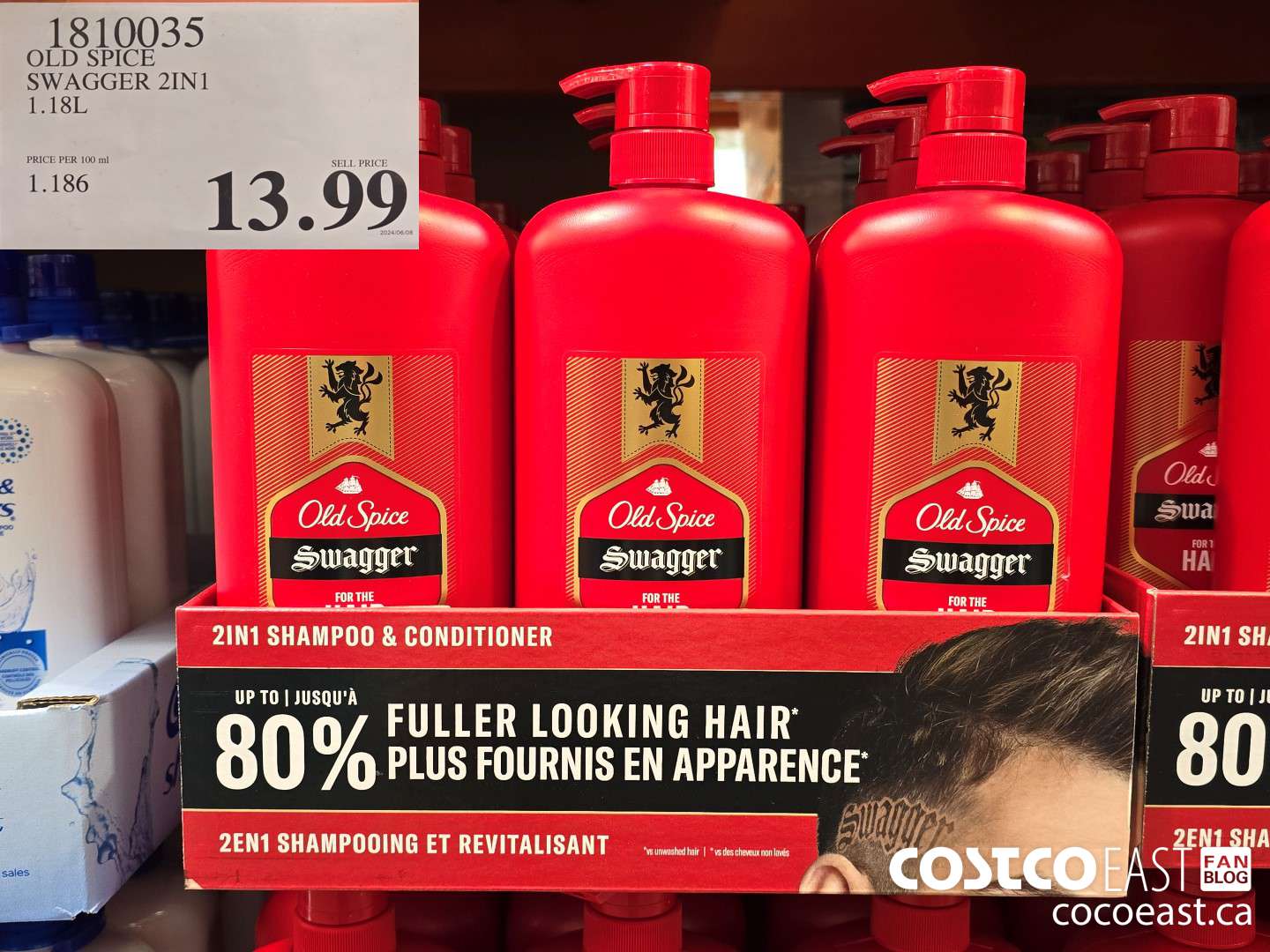 1810035 OLD SPICE SWAGGER 2 IN 1 1.18L $13.99
