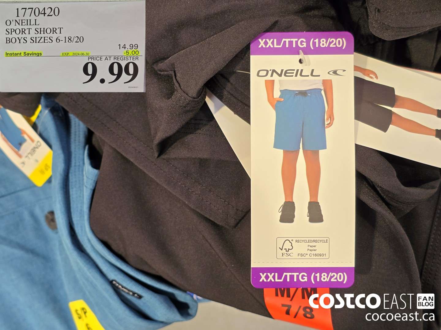 1770420 O'NEILL SPORT SHORT BOYS SIZES 6-18/20 ($5.00 INSTANT SAVINGS EXPIRES ON 2024-06-30) $9.99