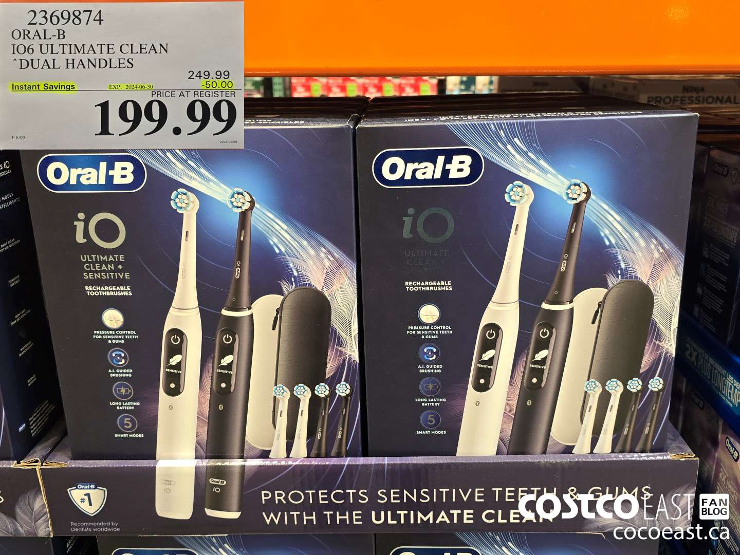 2369874 ORAL-B 106 ULTIMATE CLEAN DUAL HANDLES ($50.00 INSTANT SAVINGS EXPIRES ON 2024-06-30) $199.99