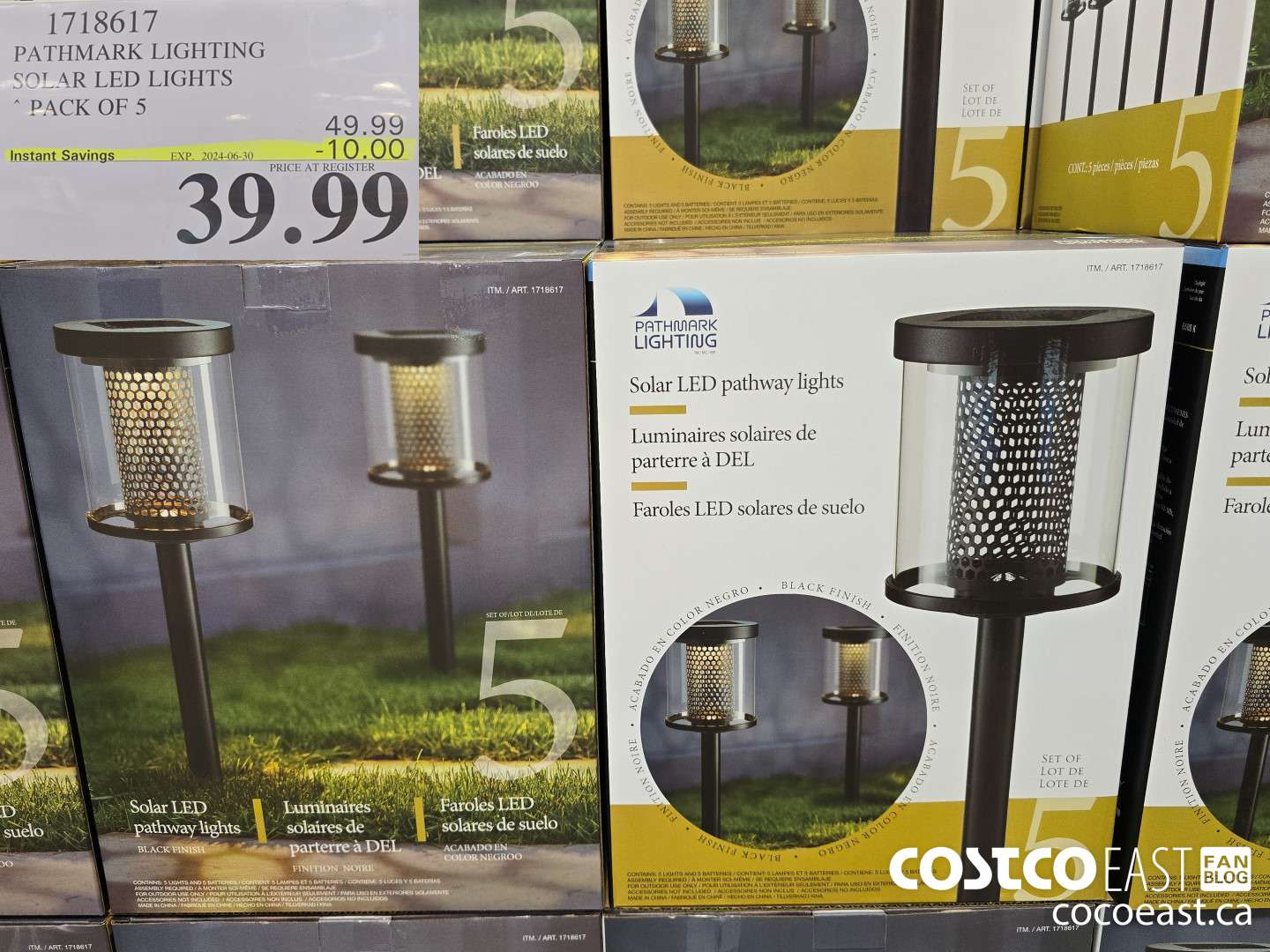 1718617 PATHMARK LIGHTING SOLAR LED LIGHTS PACK OF 5 ($10.00 INSTANT SAVINGS EXPIRES ON 2024-06-30) $39.99