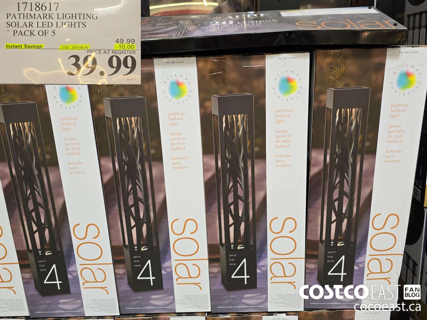 1718617 PATHMARK LIGHTING SOLAR LED LIGHTS PACK OF 5 ($10.00 INSTANT SAVINGS EXPIRES ON 2024-06-30) $39.99