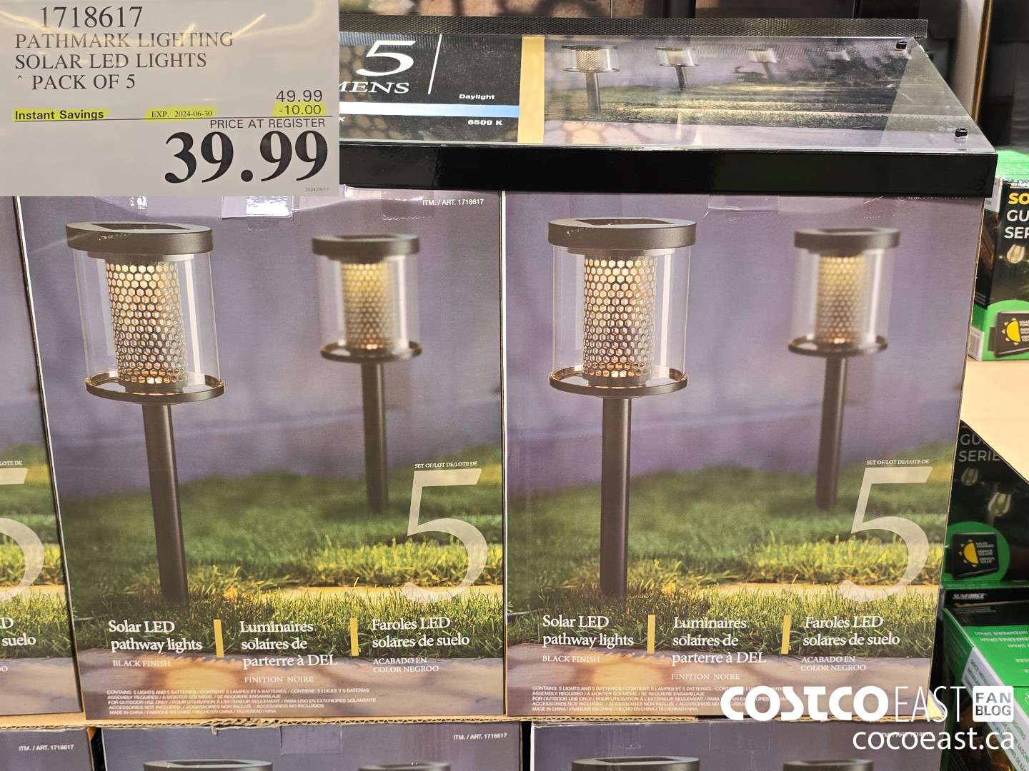 1718617 PATHMARK LIGHTING SOLAR LED LIGHTS PACK OF 5 ($10.00 INSTANT SAVINGS EXPIRES ON 2024-06-30) $39.99