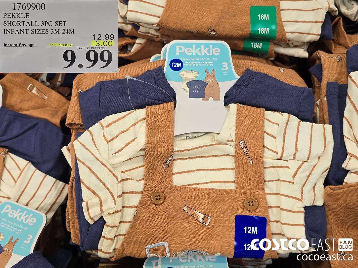 1769900 PEKKLE SHORTALL 3PC SET INFANT SIZES 3M-24M ($3.00 INSTANT SAVINGS EXPIRES ON 2024-06-30) $9.99