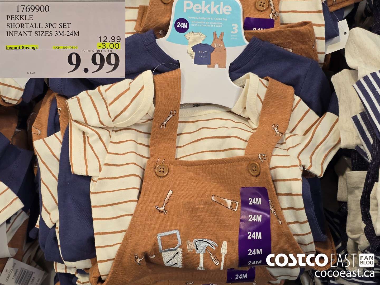 1769900 PEKKLE SHORTALL 3PC SET INFANT SIZES 3M-24M ($3.00 INSTANT SAVINGS EXPIRES ON 2024-06-30) $9.99