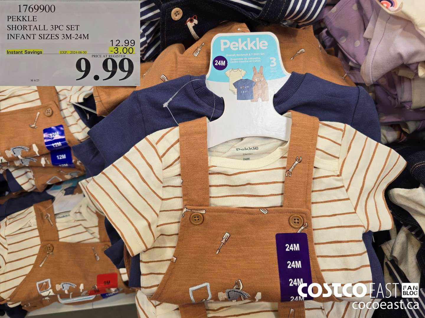 1769900 PEKKLE SHORTALL 3PC SET INFANT SIZES 3M-24M ($3.00 INSTANT SAVINGS EXPIRES ON 2024-06-30) $9.99