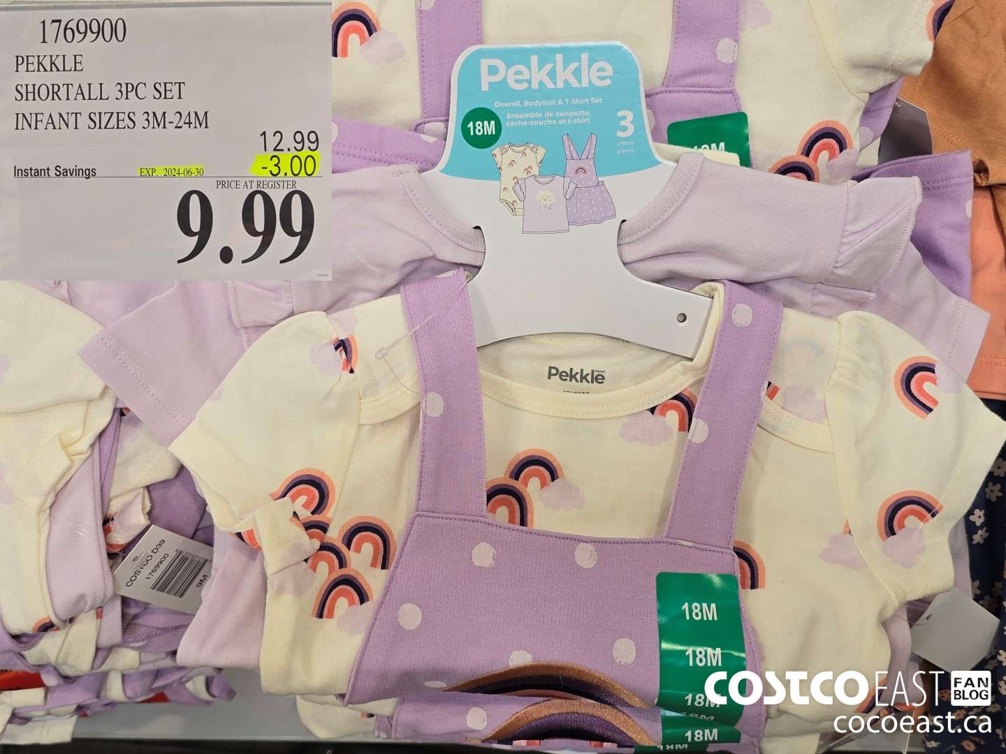 1769900 PEKKLE SHORTALL 3PC SET INFANT SIZES 3M-24M ($3.00 INSTANT SAVINGS EXPIRES ON 2024-06-30) $9.99