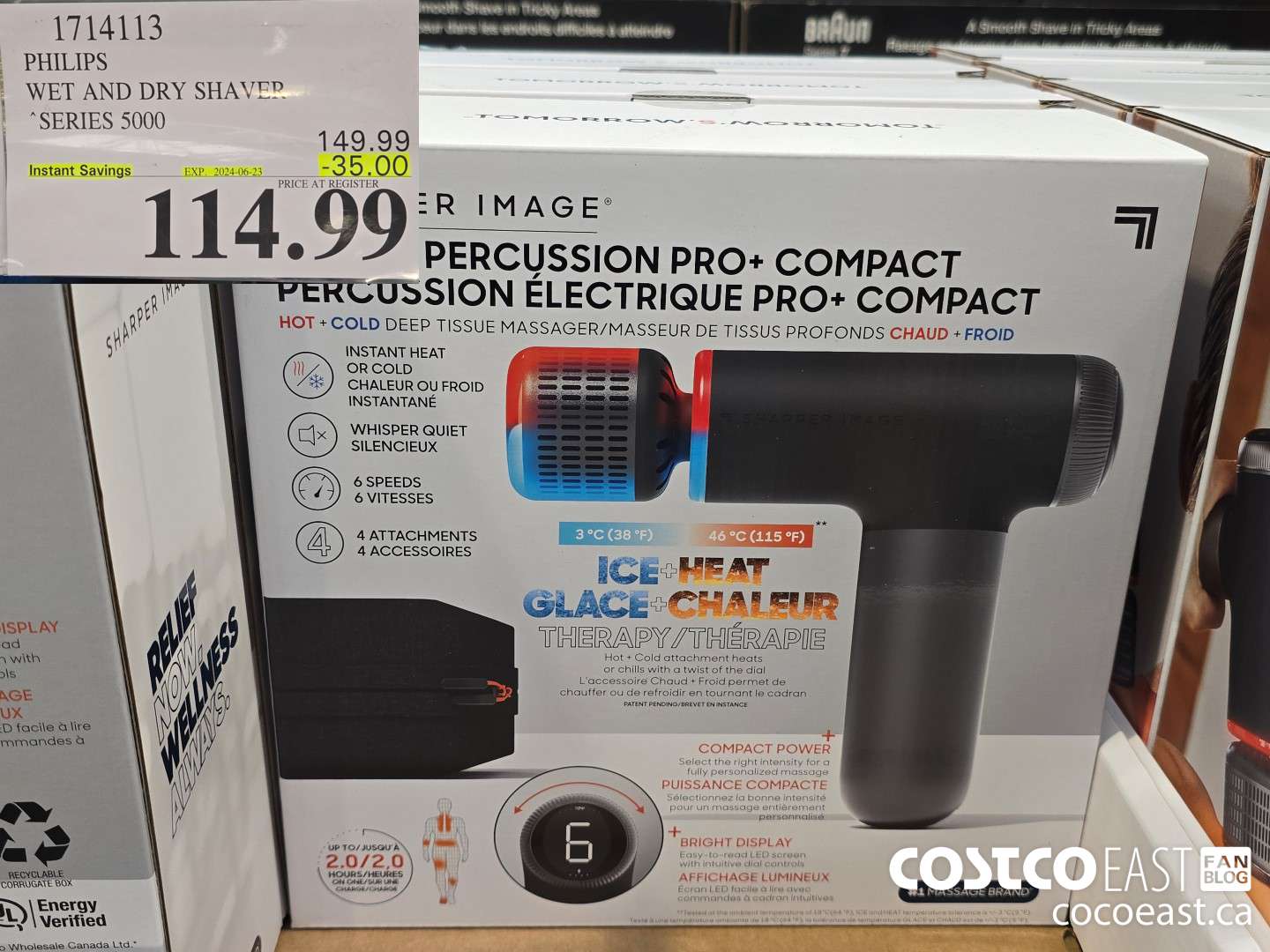 1714113 PHILIPS WET AND DRY SHAVER “SERIES 5000 ($35.00 INSTANT SAVINGS EXPIRES ON 2024-06-23) $114.99