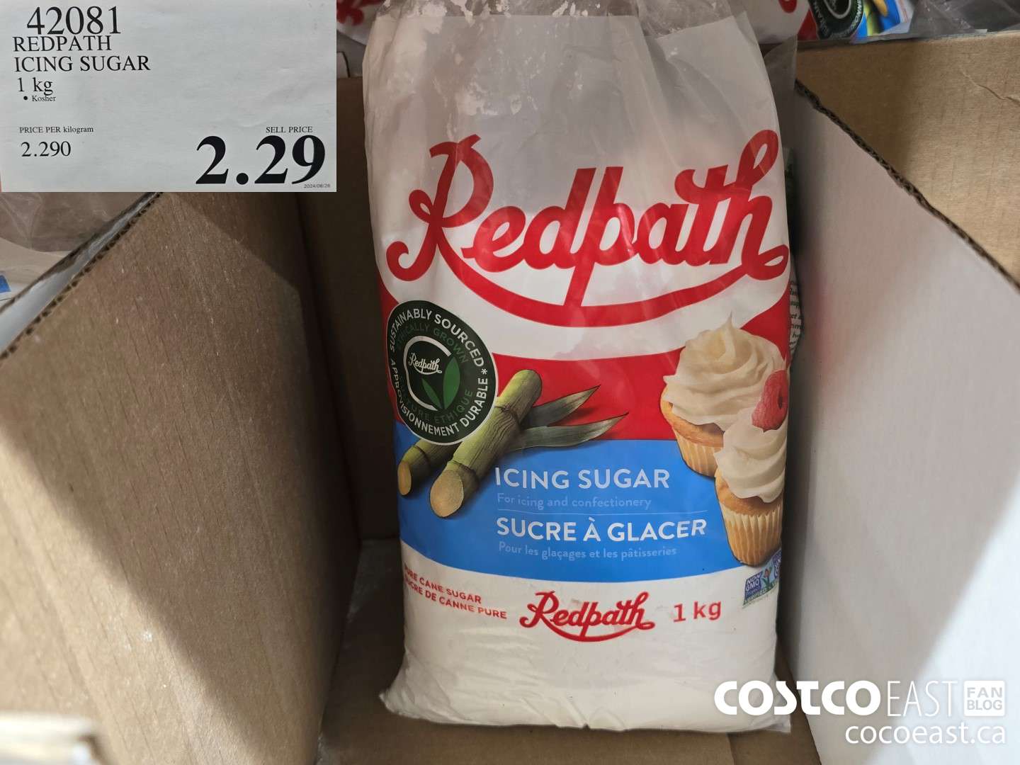 42081 REDPATH ICING SUGAR 1 KG $2.29