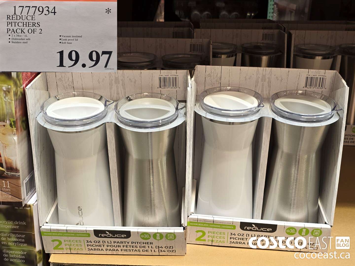 1777934 REDUCE PITCHERS PACK OF 2 $19.97