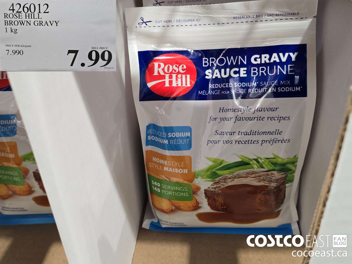 426012 ROSE HILL BROWN GRAVY 1 kg $7.99