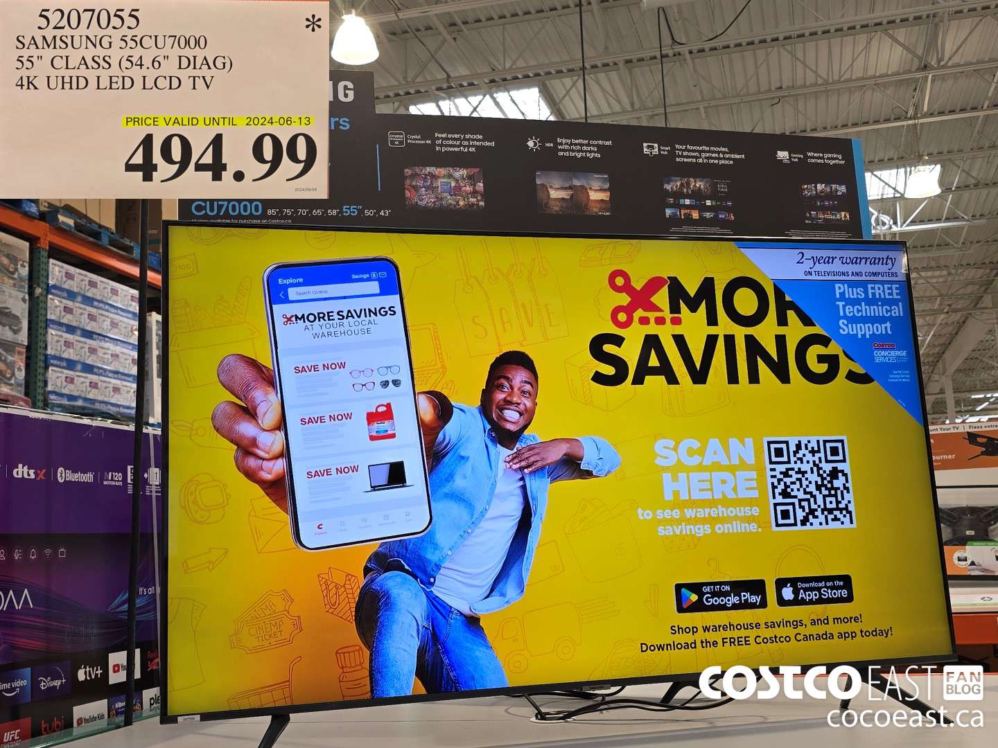 5207055 SAMSUNG 55CU7000 55