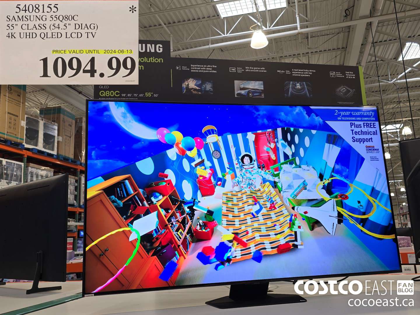 5408155 SAMSUNG 55Q80C 55