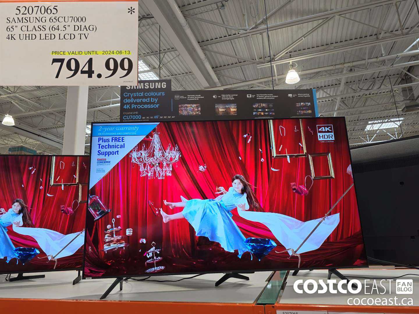 5207065 SAMSUNG 65CU7000 65