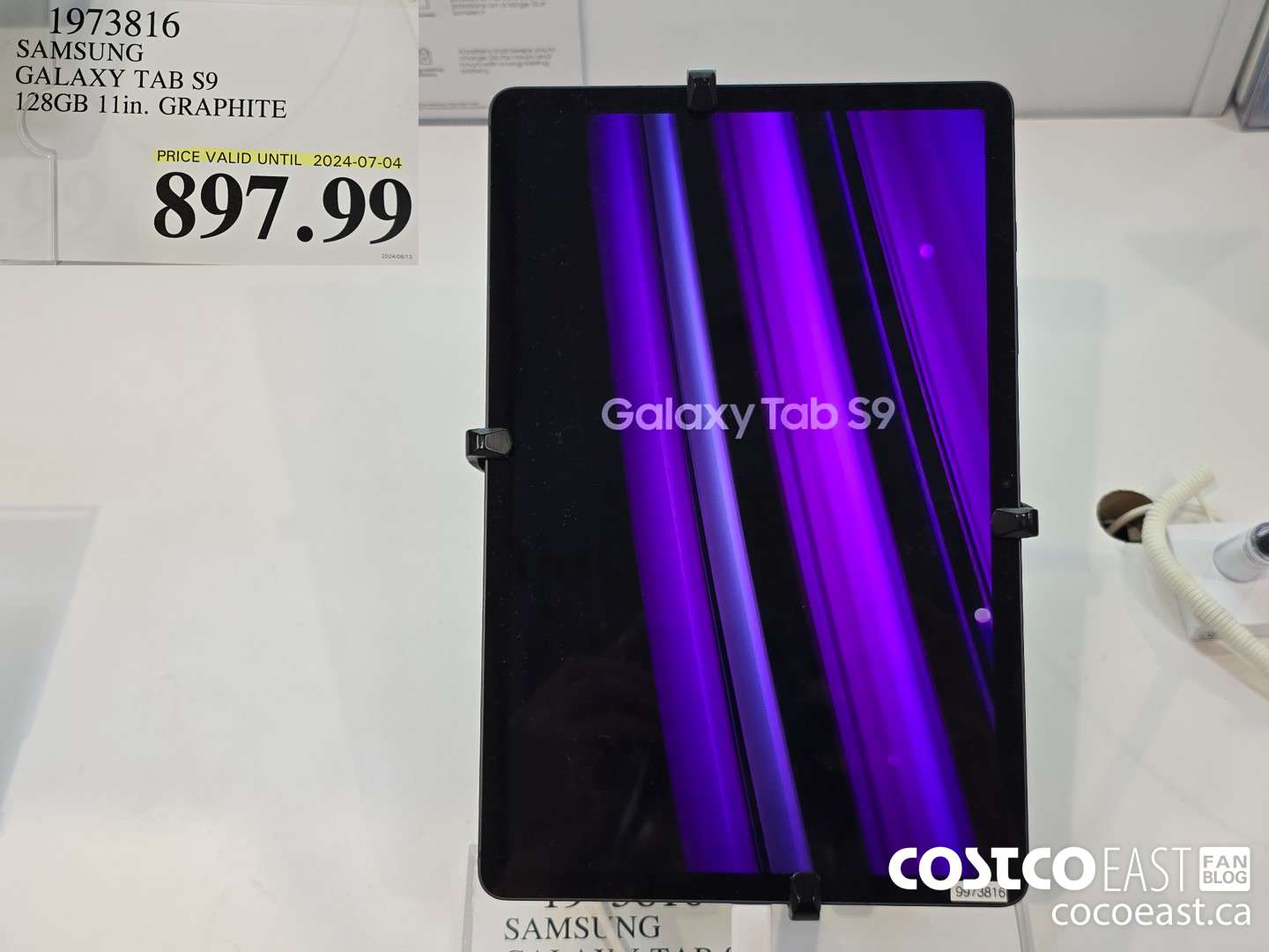 1973816 SAMSUNG GALAXY TAB S9 128GB 11 in. GRAPHITE $897.99