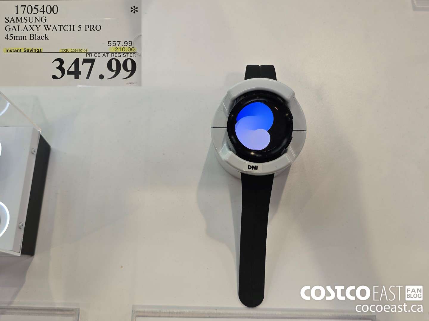 1705400 SAMSUNG GALAXY WATCH 5 PRO 45mm Black ($210.00 INSTANT SAVINGS EXPIRES ON 2024-07-04) $347.99