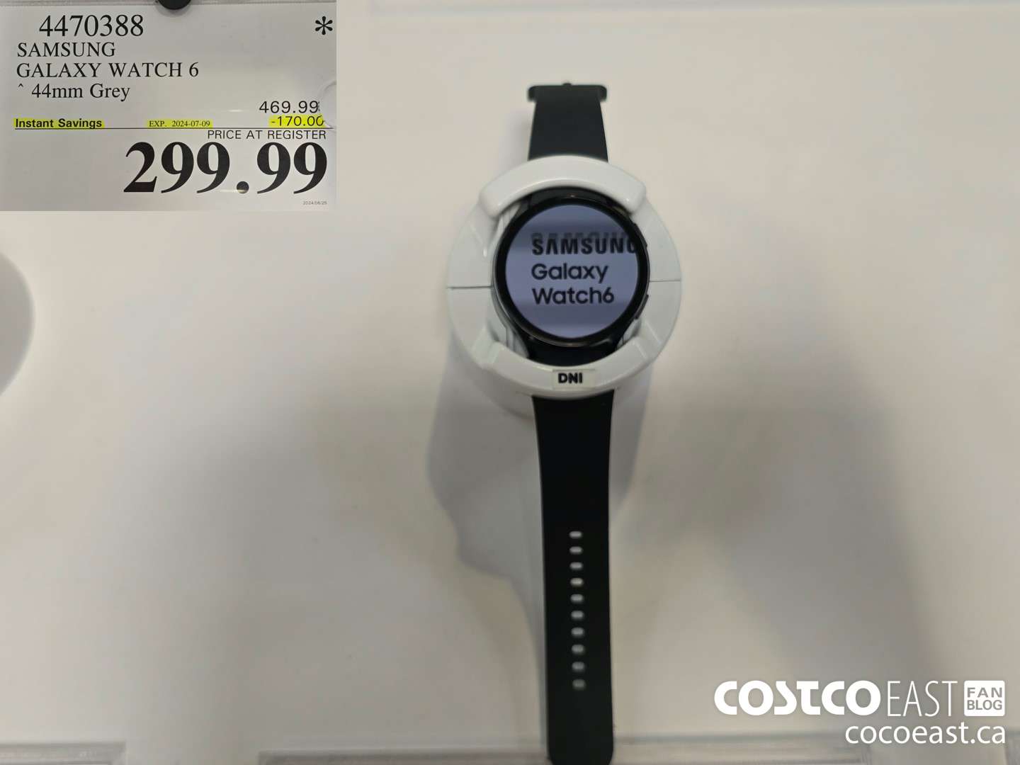 4470388 SAMSUNG GALAXY WATCH 6 44mm Grey ($170.00 INSTANT SAVINGS EXPIRES ON 2024-07-09) $299.99