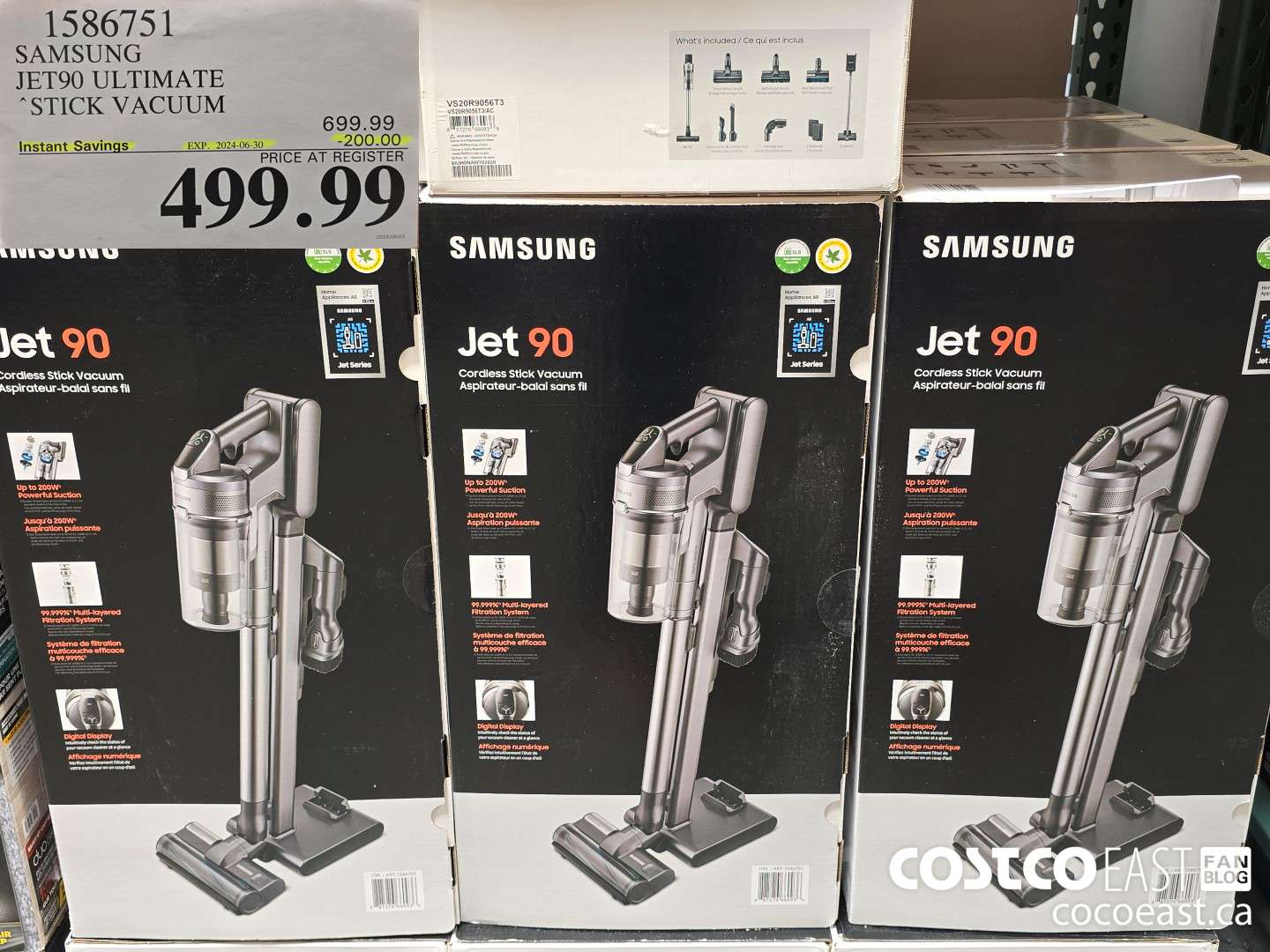 1586751 SAMSUNG JET90 ULTIMATE STICK VACUUM ($200.00 INSTANT SAVINGS EXPIRES ON 2024-06-30) $499.99