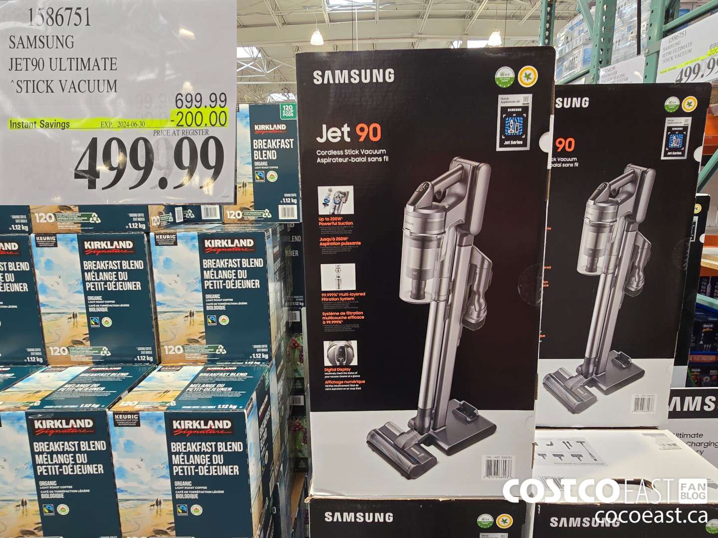 1586751 SAMSUNG JET90 ULTIMATE STICK VACUUM ($200.00 INSTANT SAVINGS EXPIRES ON 2024-06-30) $499.99